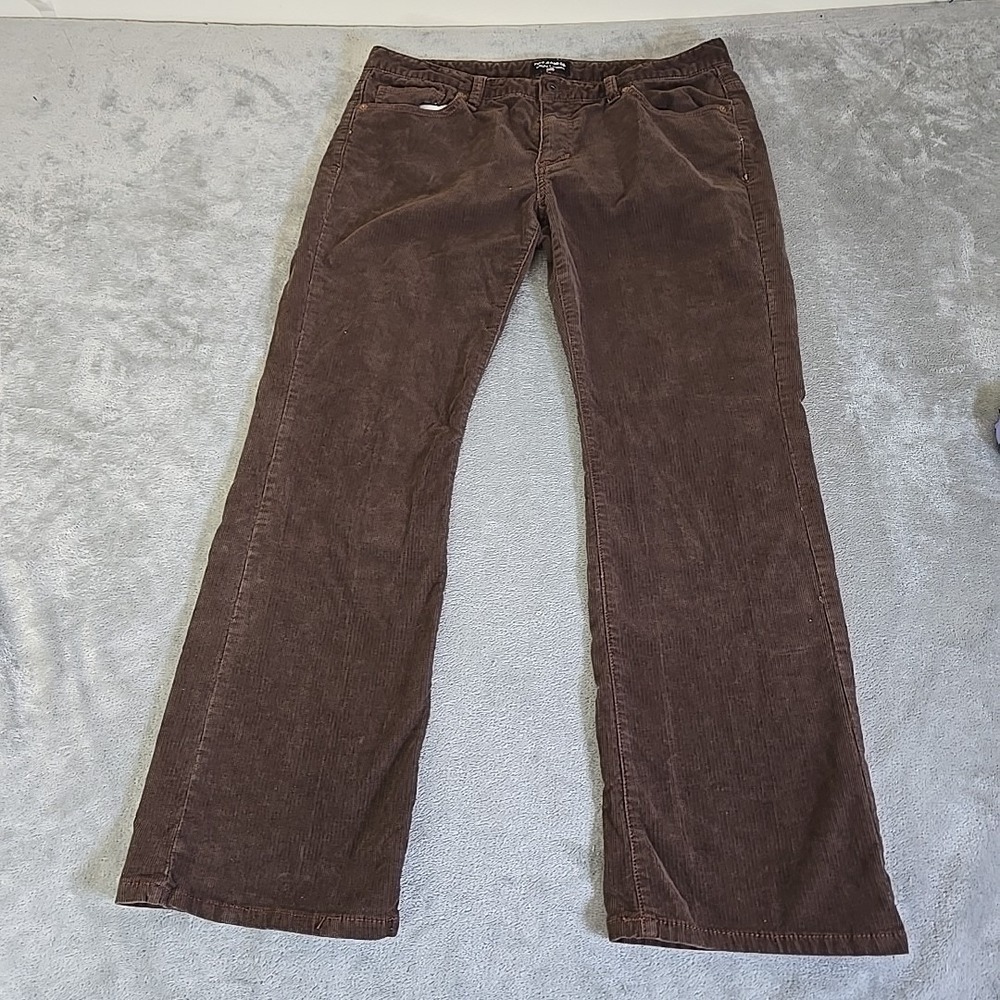 Polo Ralph Lauren Jean Co Pants Womens 12 x 30 Brown Corduroy Bootcut Casual